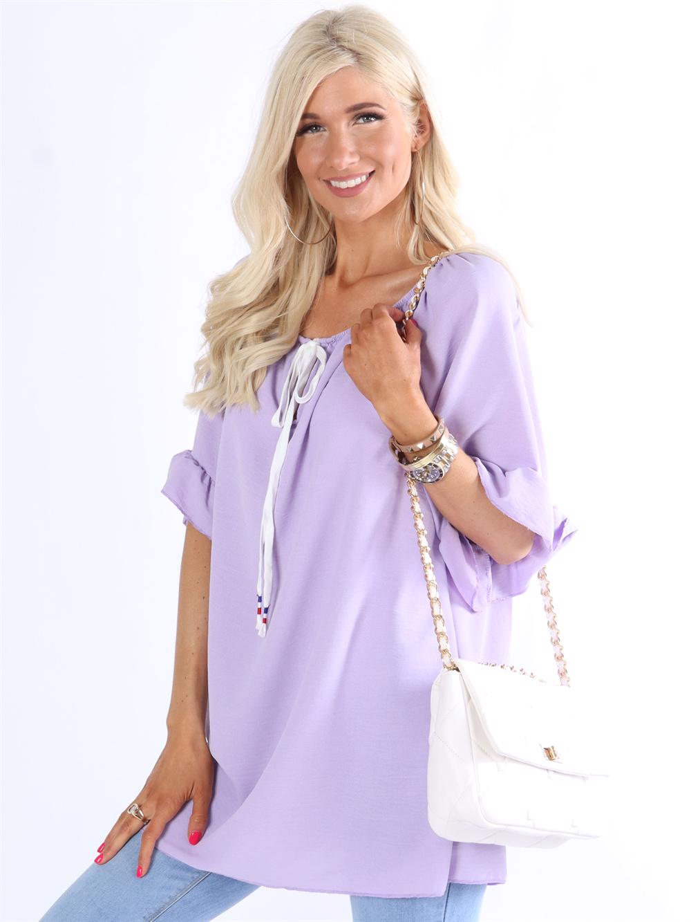 Yda - Tunika med lille bindebånd foran